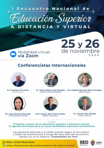UNAH_AfichePromocional_Conferencistas_EncuentroEaD-Virtual_Noviembre25y26-2020